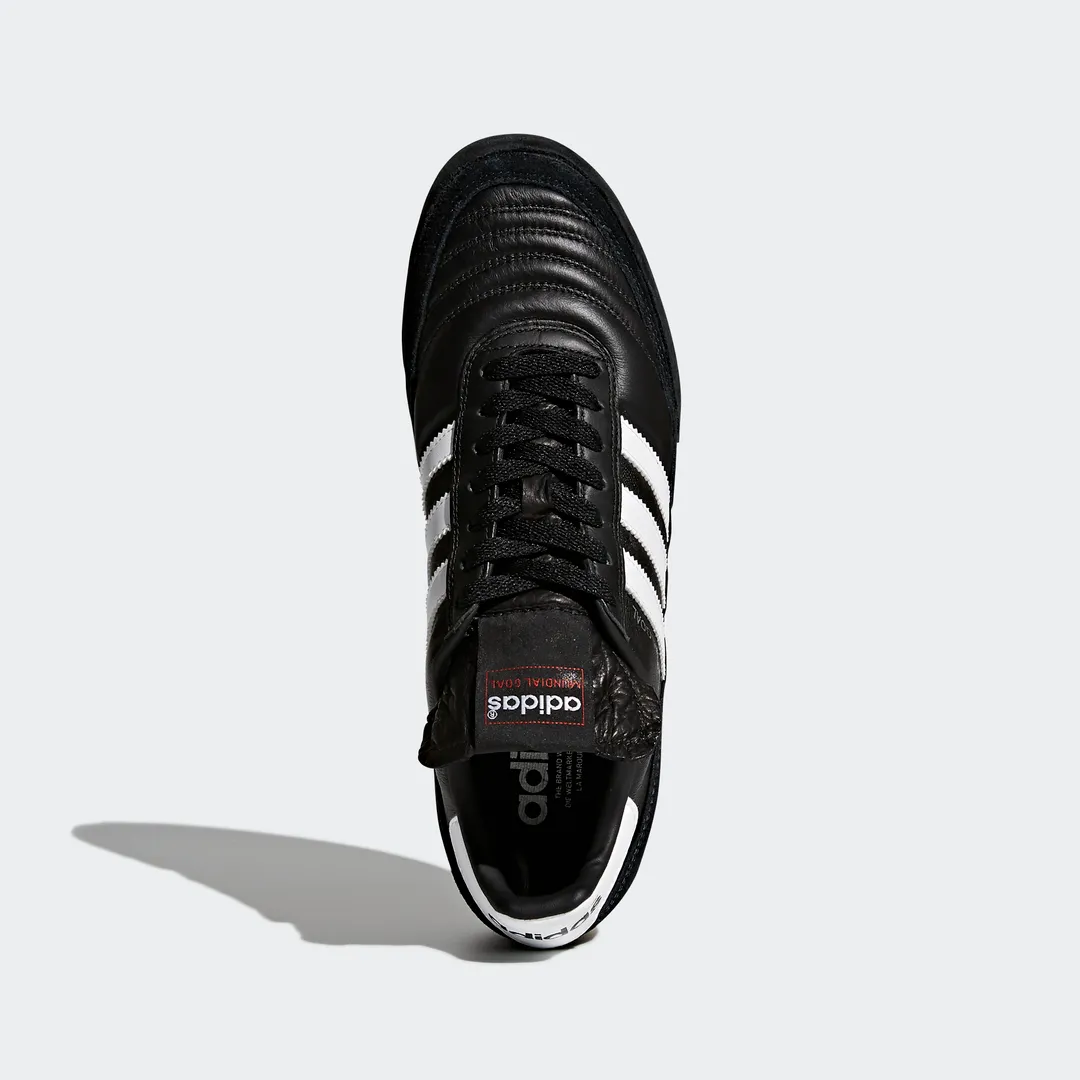 adidas MUNDIAL GOAL Indoor Soccer Shoes | Black-White | Men's