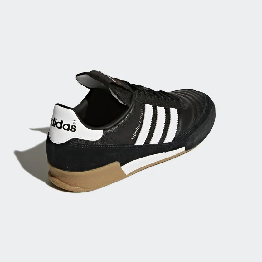 adidas MUNDIAL GOAL Indoor Soccer Shoes | Black-White | Men's