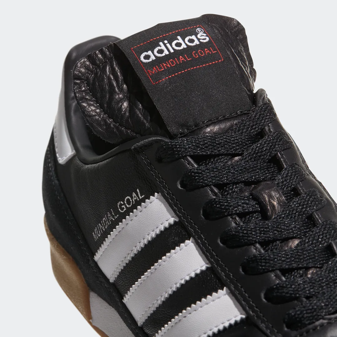 adidas MUNDIAL GOAL Indoor Soccer Shoes | Black-White | Men's