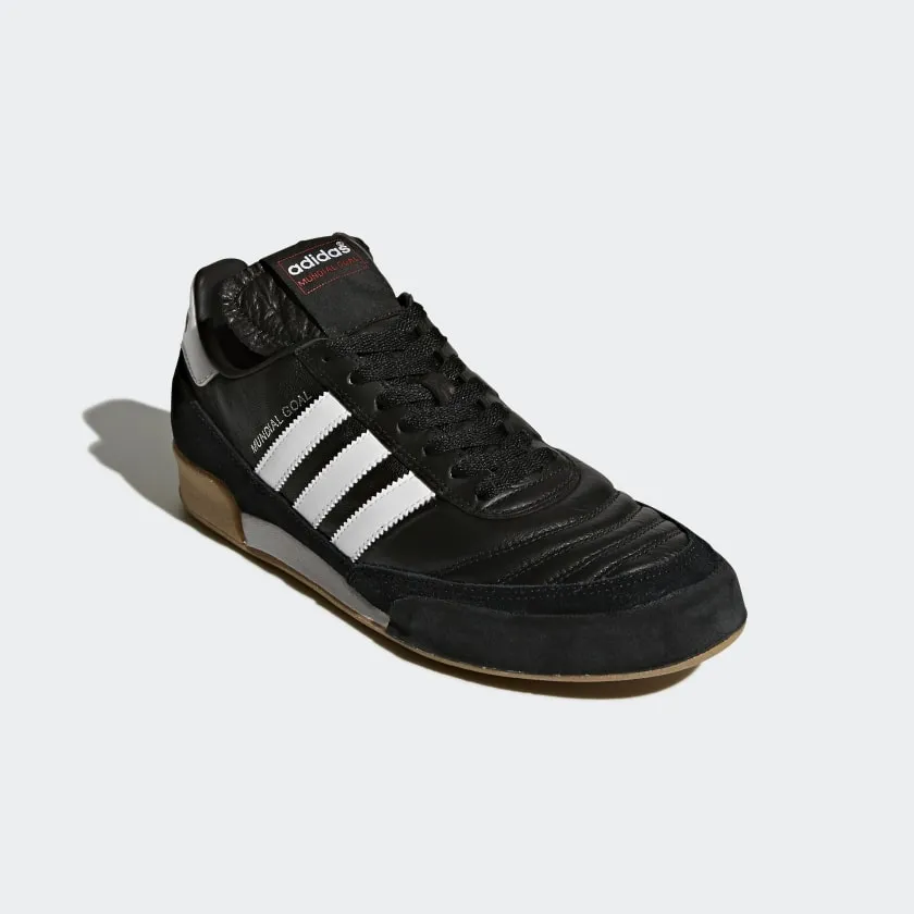 adidas MUNDIAL GOAL Indoor Soccer Shoes | Black-White | Men's