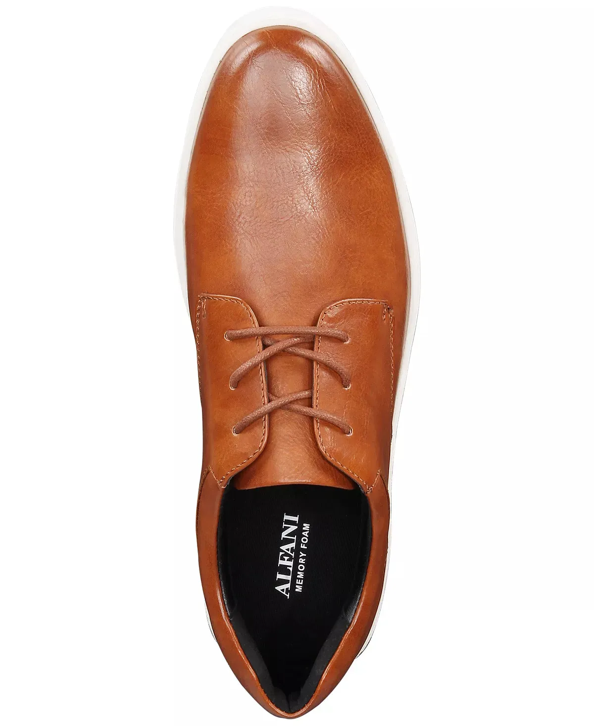 ALFANI Men's Elston Lace-Up Oxford Sneakers  Color Tan Size 9M