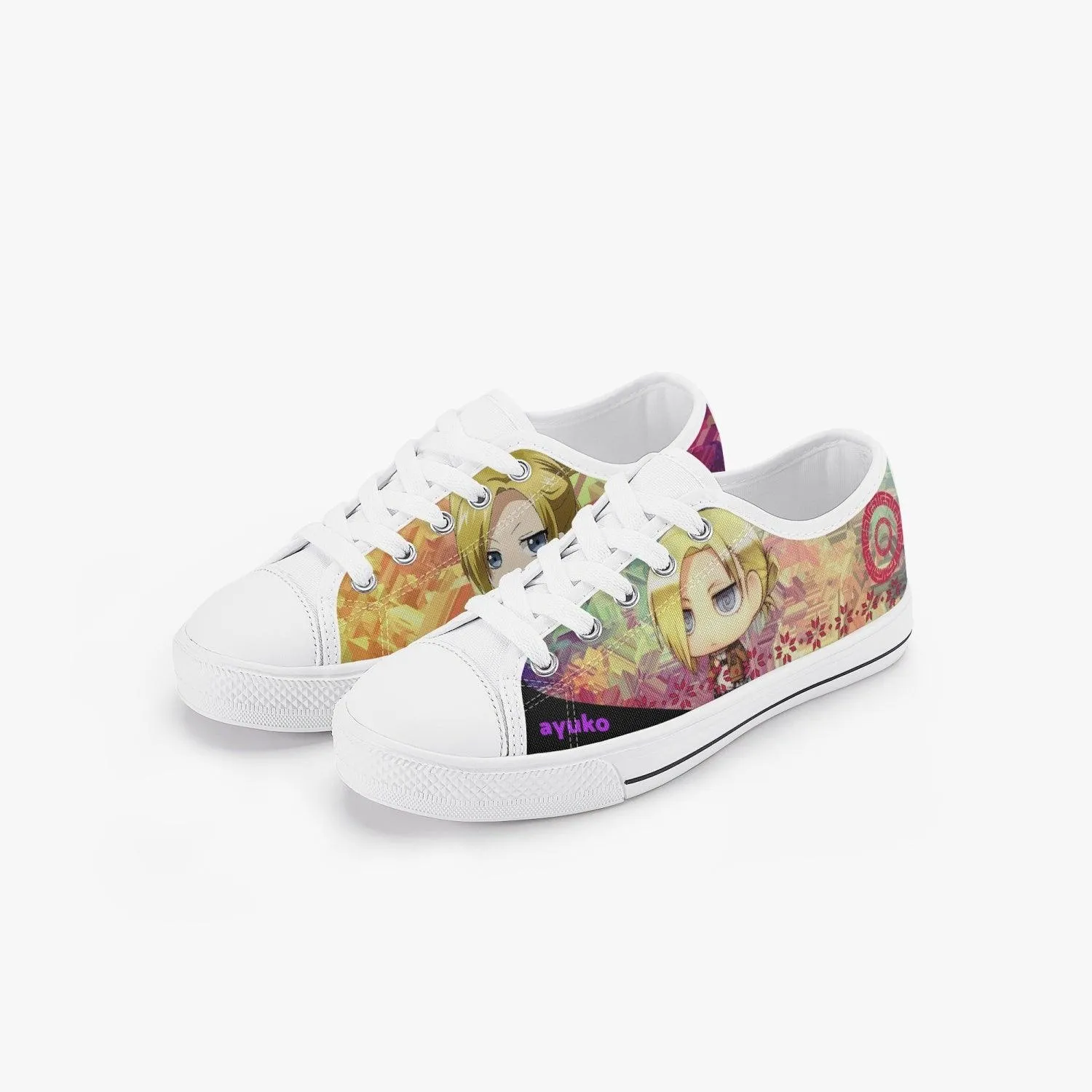 Attack On Titan Annie Leonhart Kids A-Star Low Anime Shoes