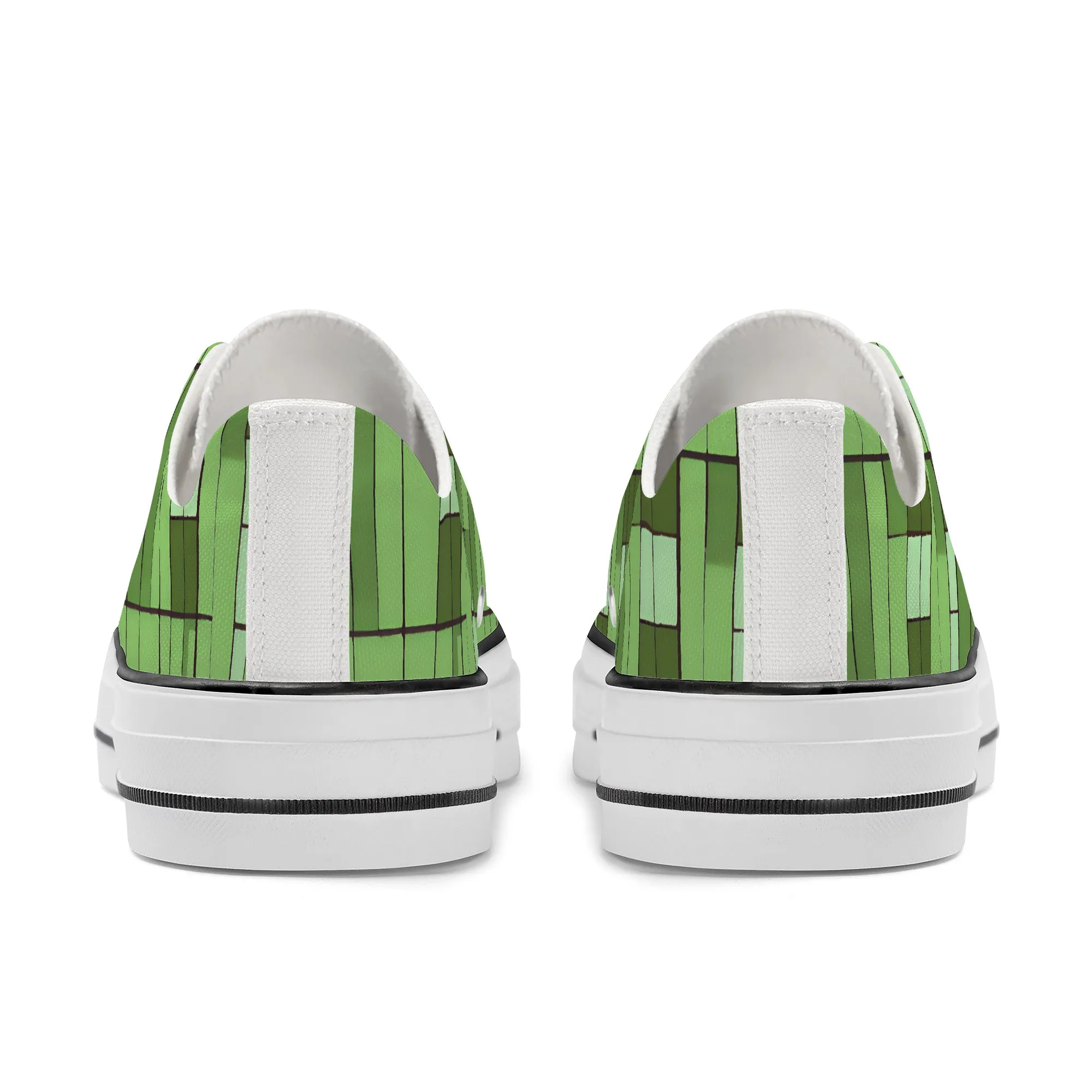 Bamboo Forest Low Top Canvas Shoes