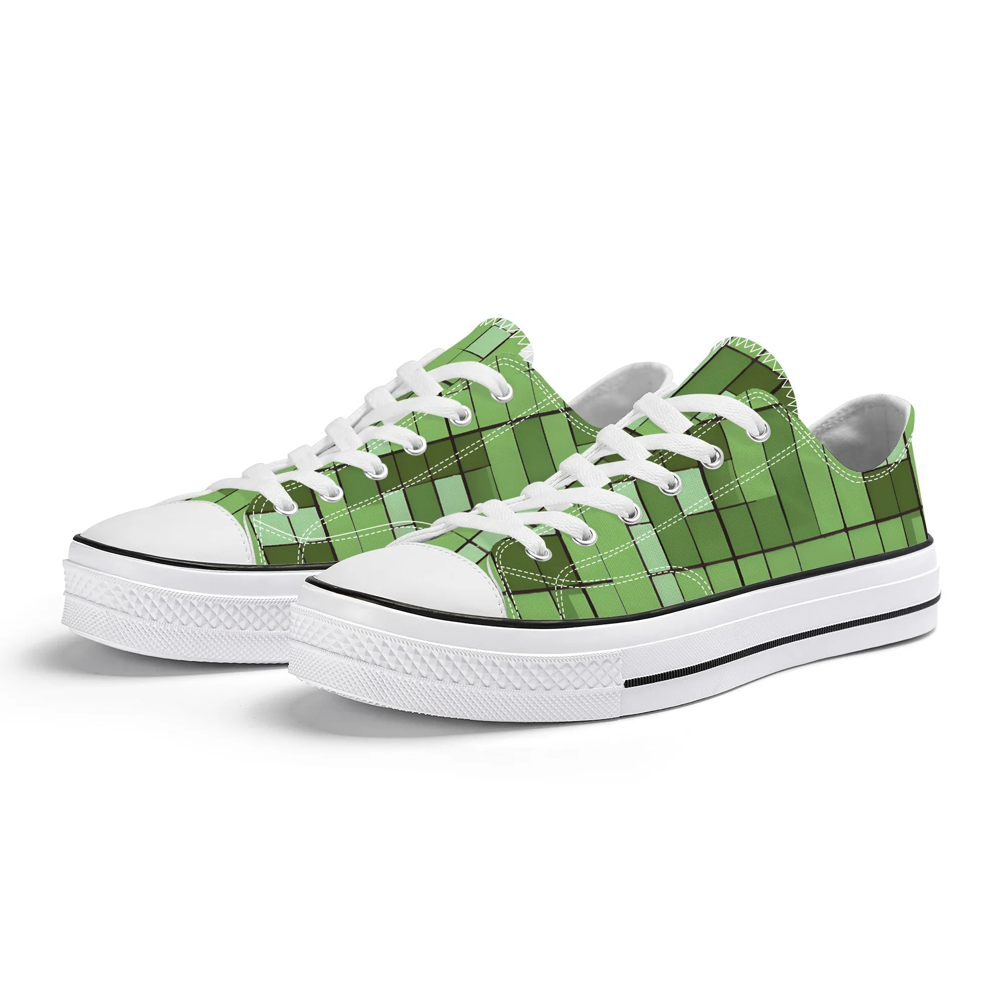 Bamboo Forest Low Top Canvas Shoes