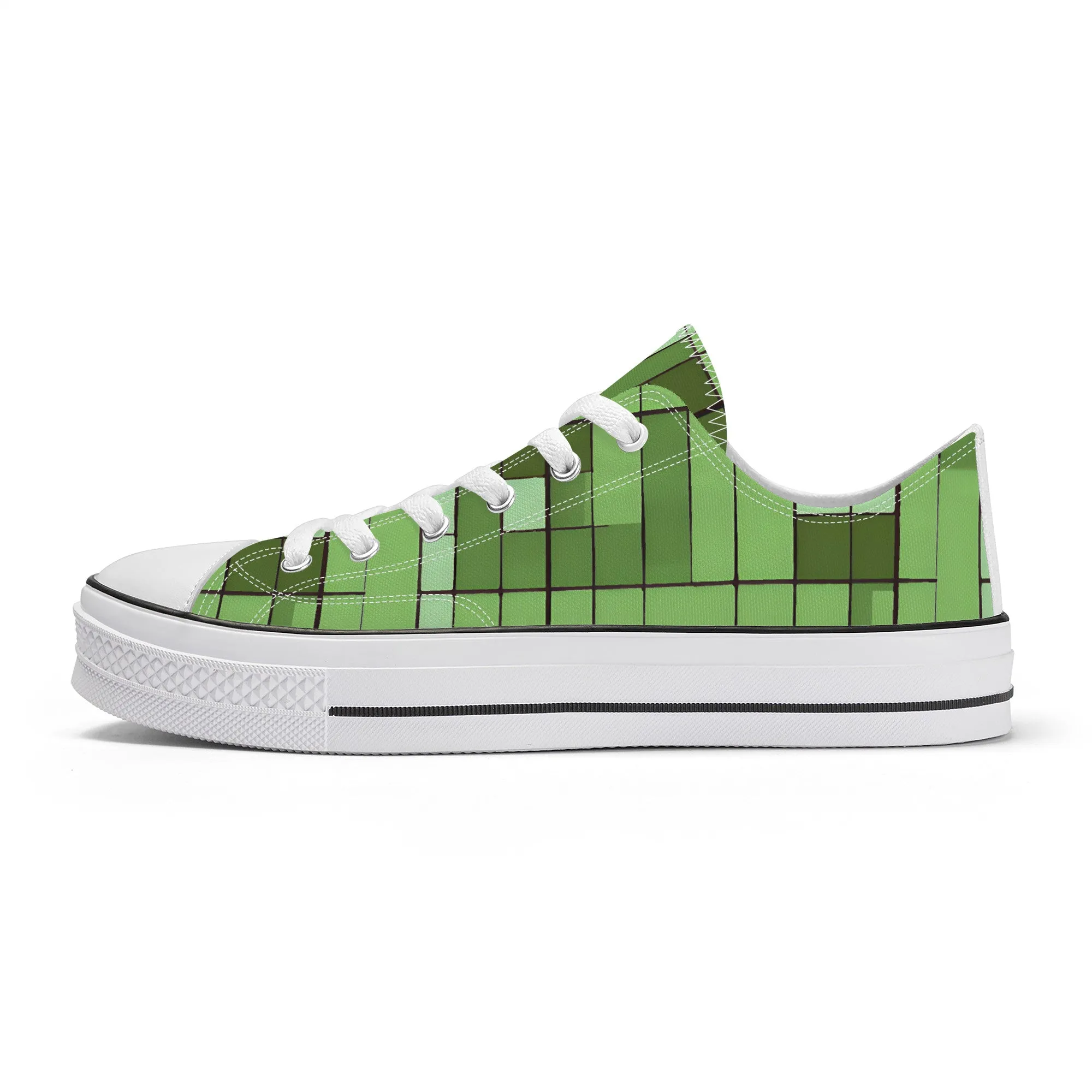 Bamboo Forest Low Top Canvas Shoes
