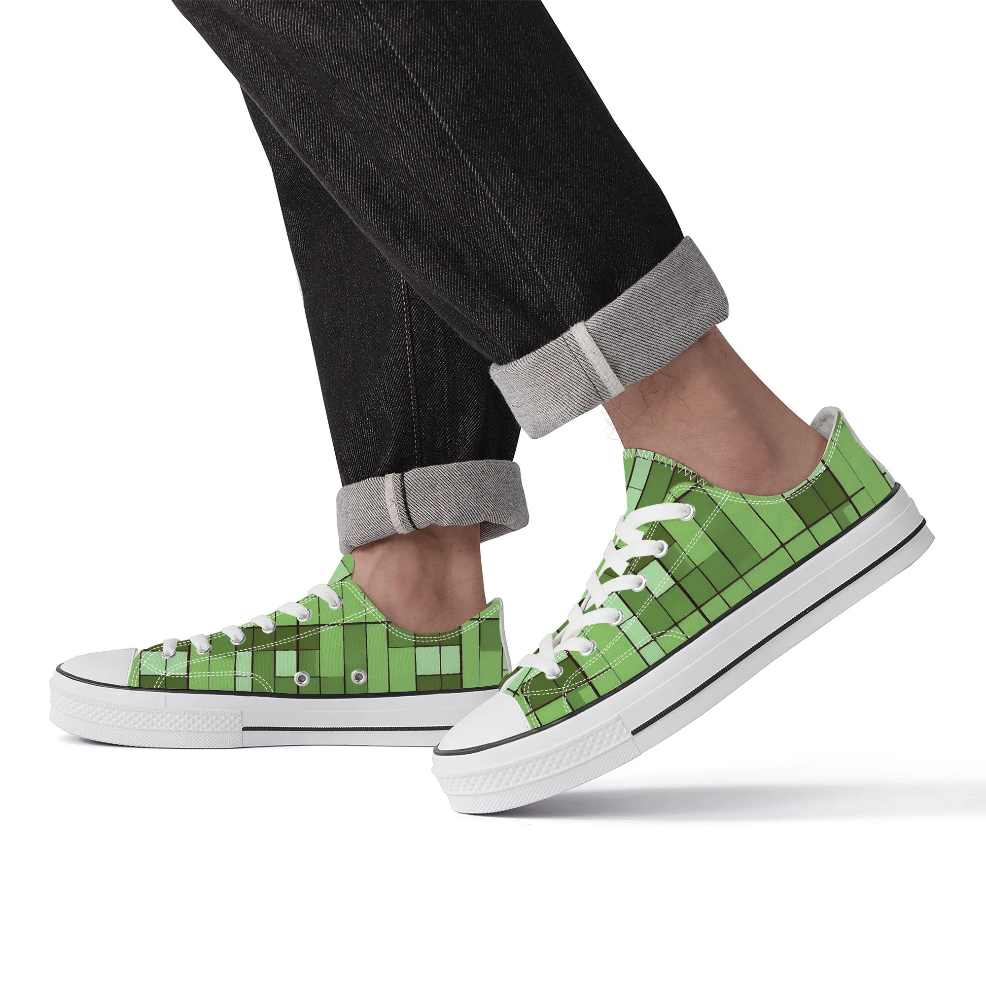 Bamboo Forest Low Top Canvas Shoes