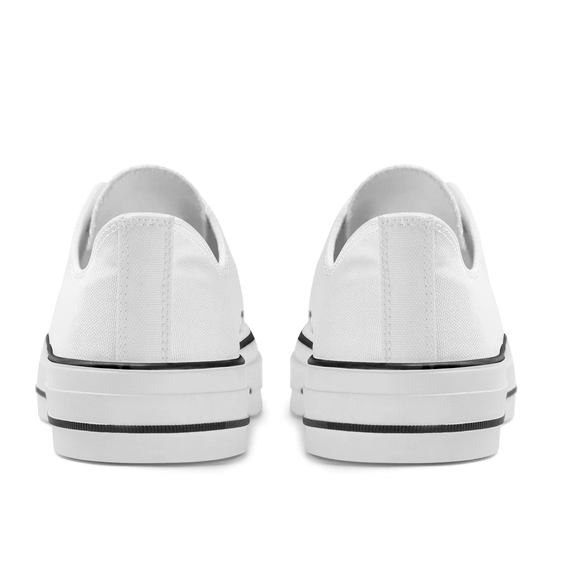 Black Insect Famili Women's Classic Low Top Canvas Shoes