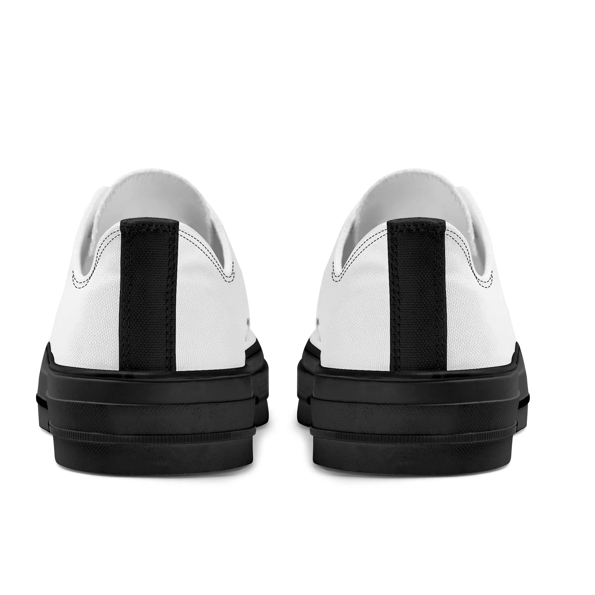 Black Insect Famili Women's Classic Low Top Canvas Shoes