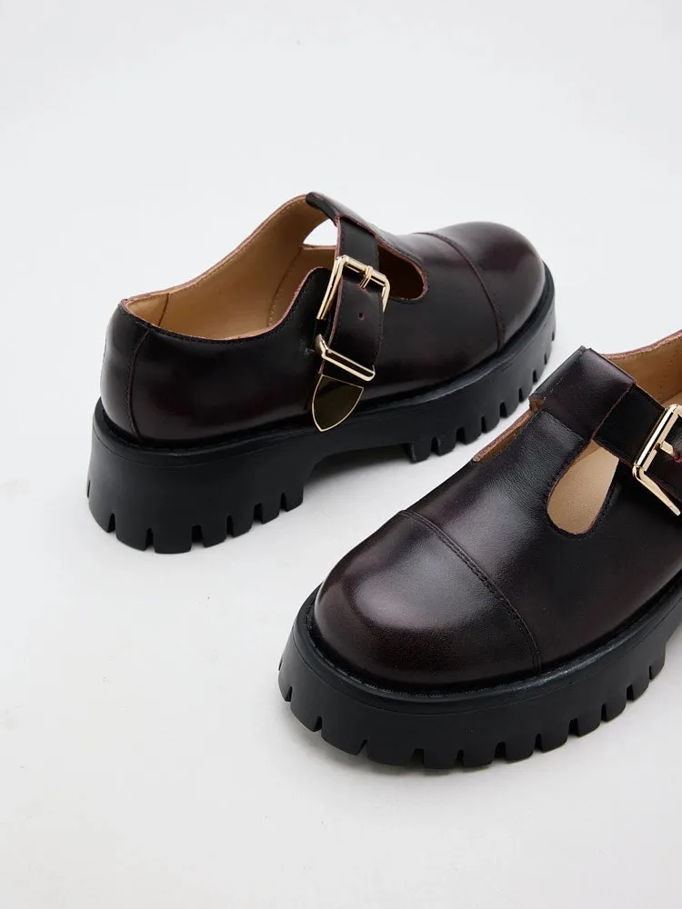 Blanquer T-Bar Mary Jane Loafers