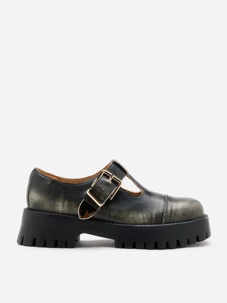 Blanquer T-Bar Mary Jane Loafers