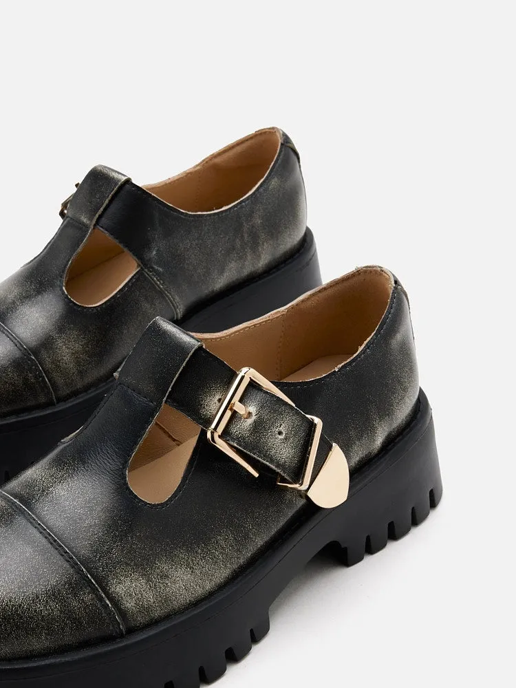 Blanquer T-Bar Mary Jane Loafers