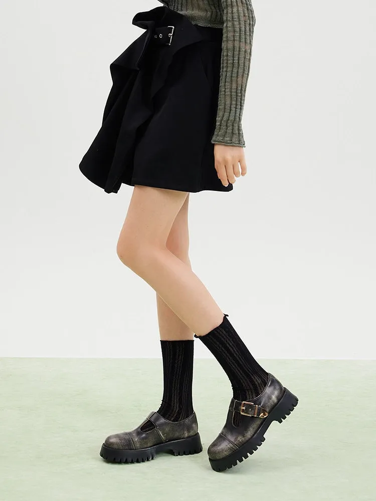 Blanquer T-Bar Mary Jane Loafers