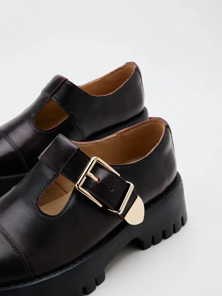 Blanquer T-Bar Mary Jane Loafers