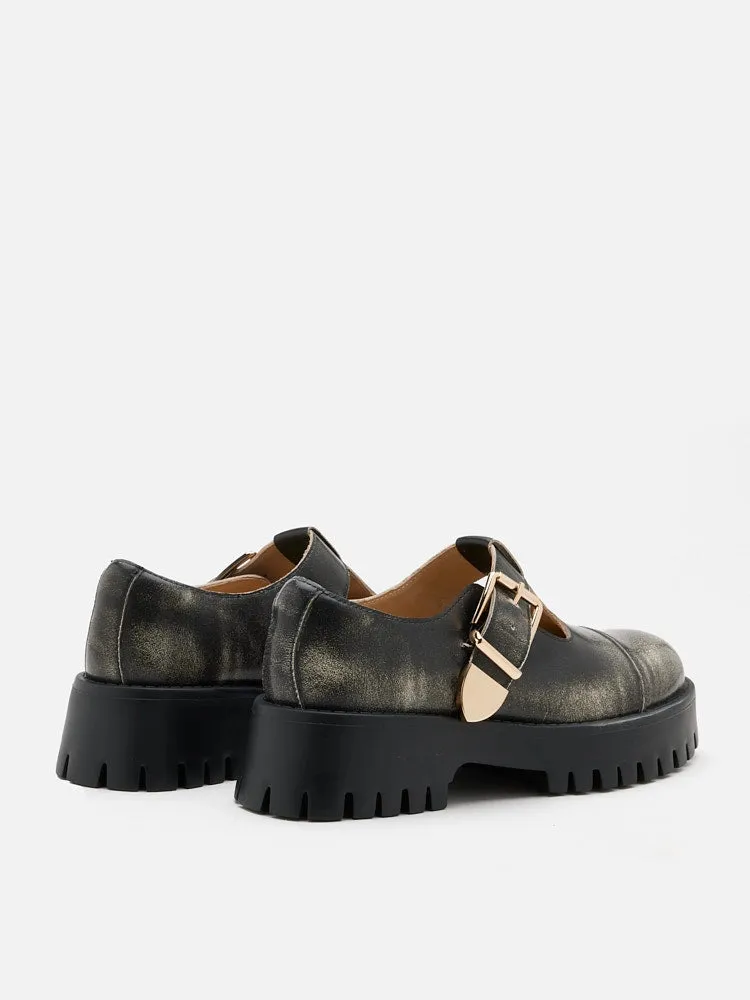 Blanquer T-Bar Mary Jane Loafers