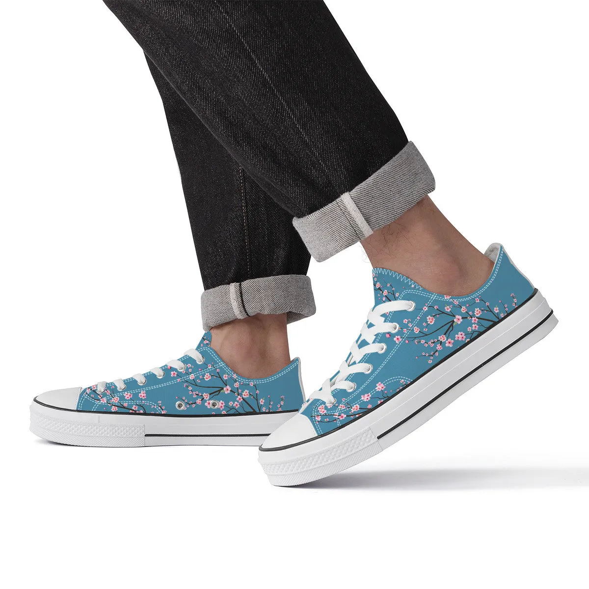 Blue Sky Sakura Classic Low Top Canvas Shoes