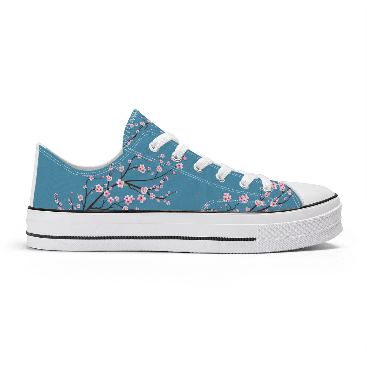 Blue Sky Sakura Classic Low Top Canvas Shoes