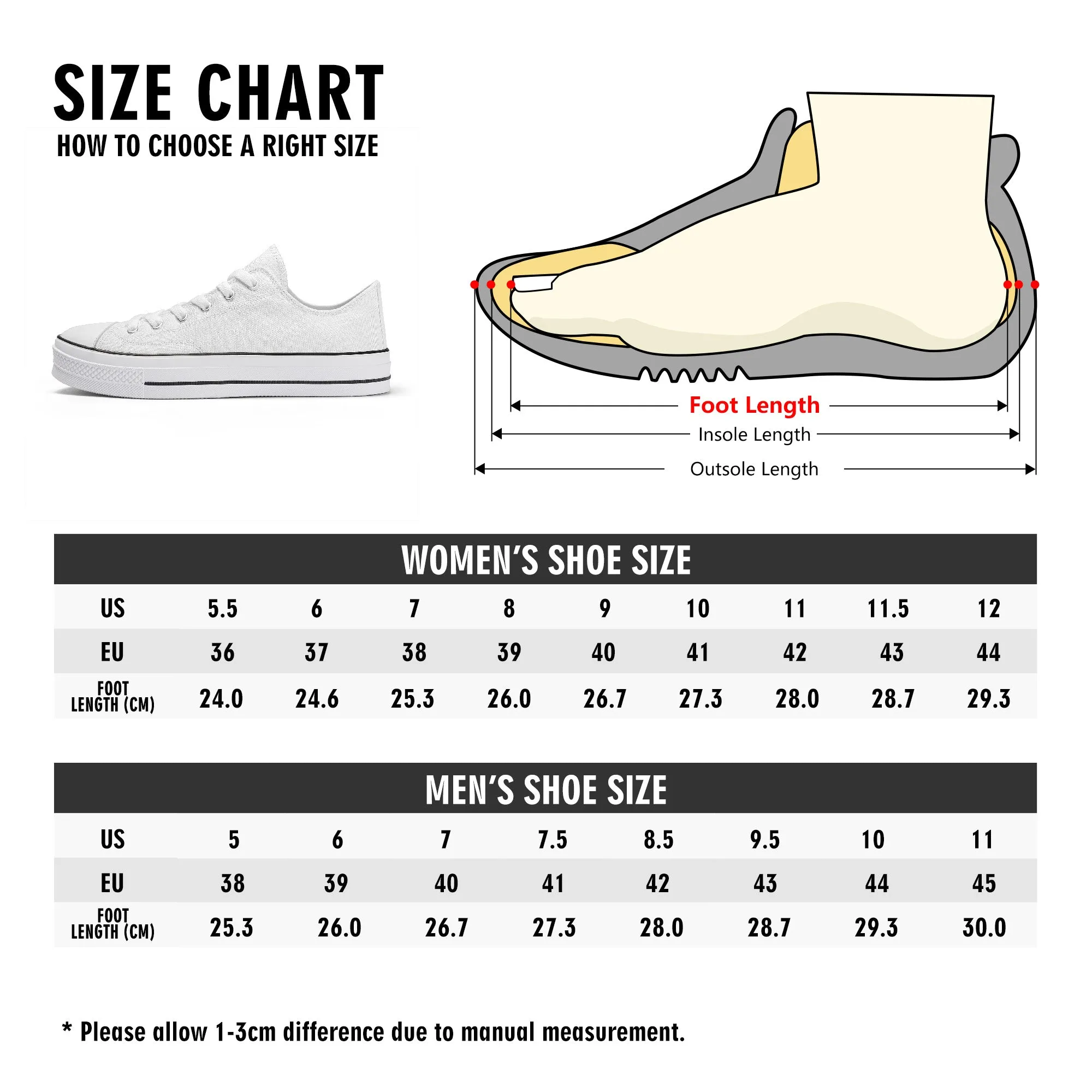 Blue Sky Sakura Classic Low Top Canvas Shoes