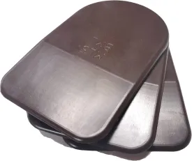 BML 5mm Heel Lifts, 3pk (Mens Large, Brown [Soft])