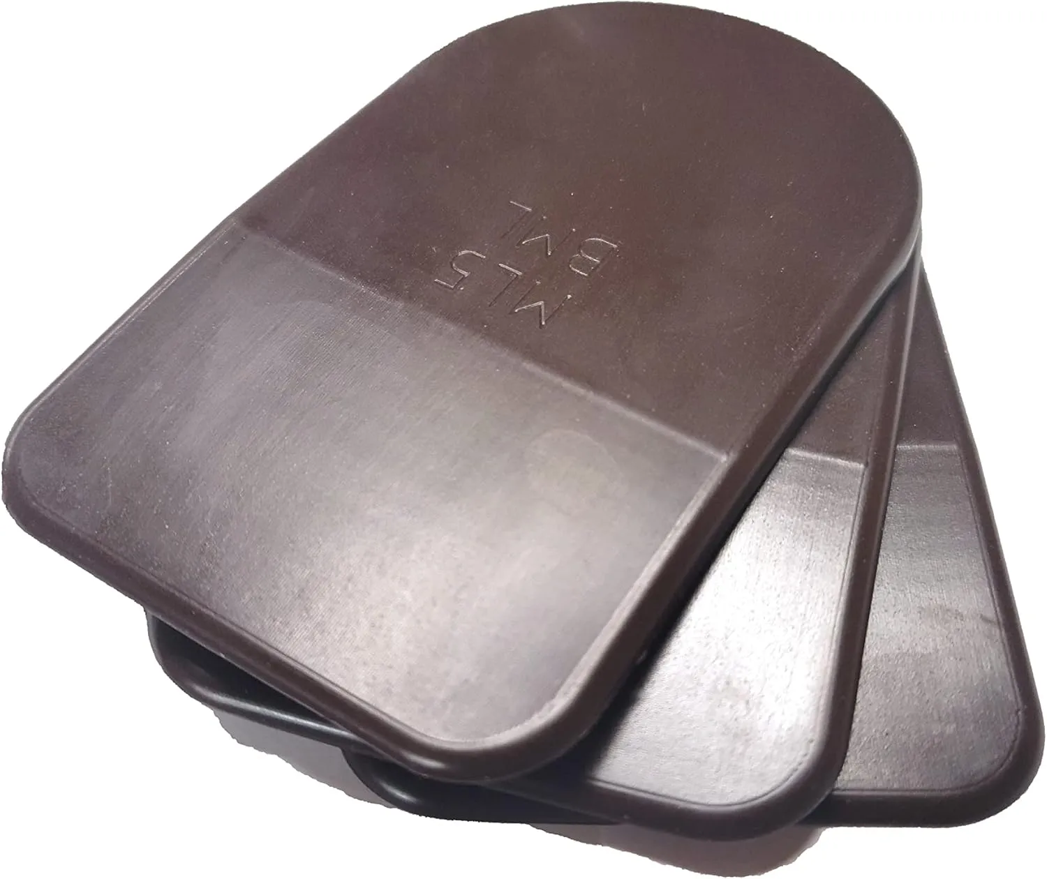 BML 5mm Heel Lifts, 3pk (Mens Large, Brown [Soft])