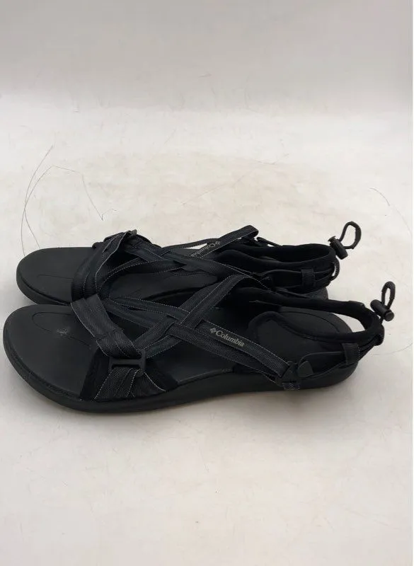 Columbia Women's Black Open Toe Strappy Sandals - Size 9