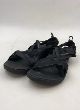 Columbia Women's Black Open Toe Strappy Sandals - Size 9