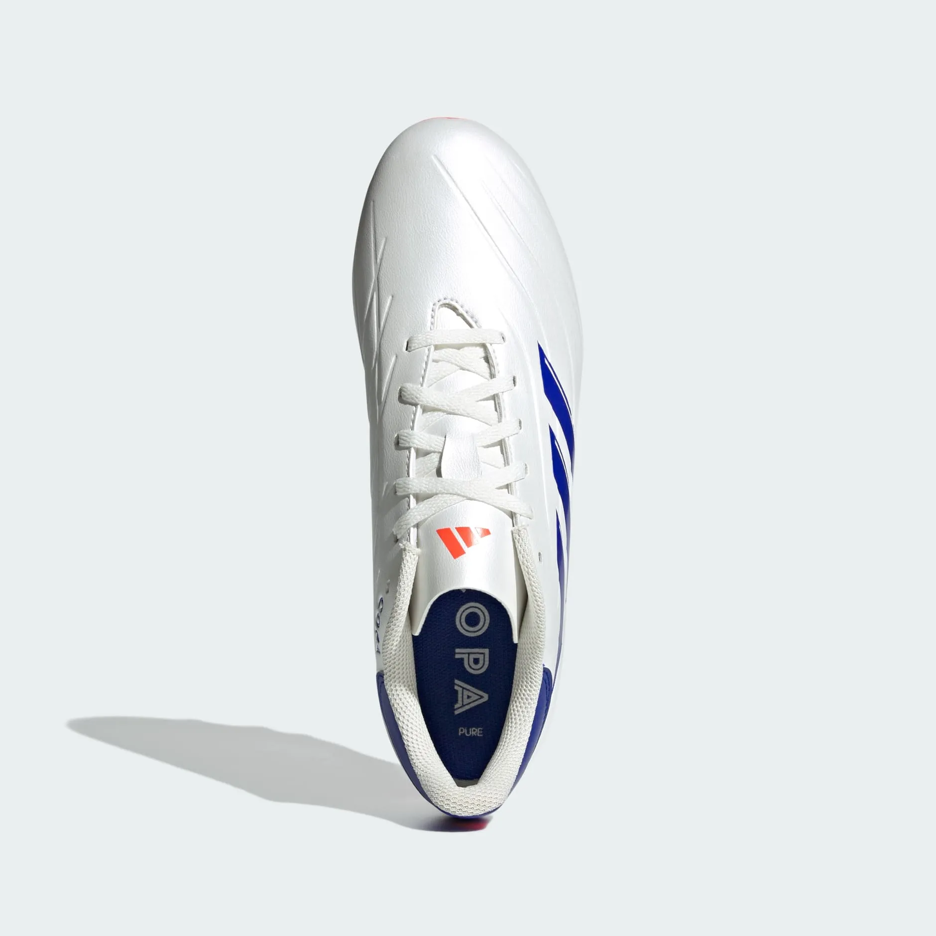 COPA PURE 2 CLUB FLEXIBLE GROUND BOOTS - Cloud White / Lucid Blue / Solar Red