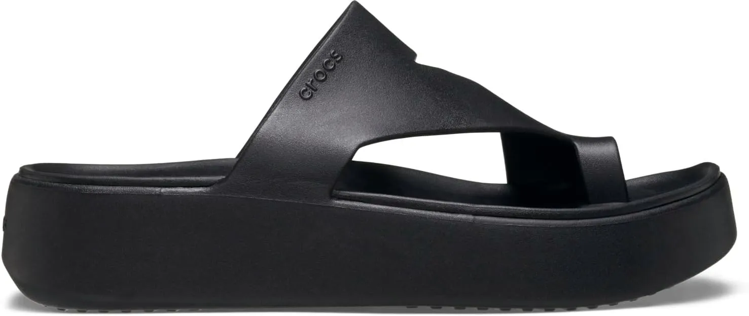 Crocs Women's Getaway Toe Loop Platform Sandals, LiteRide Comfort