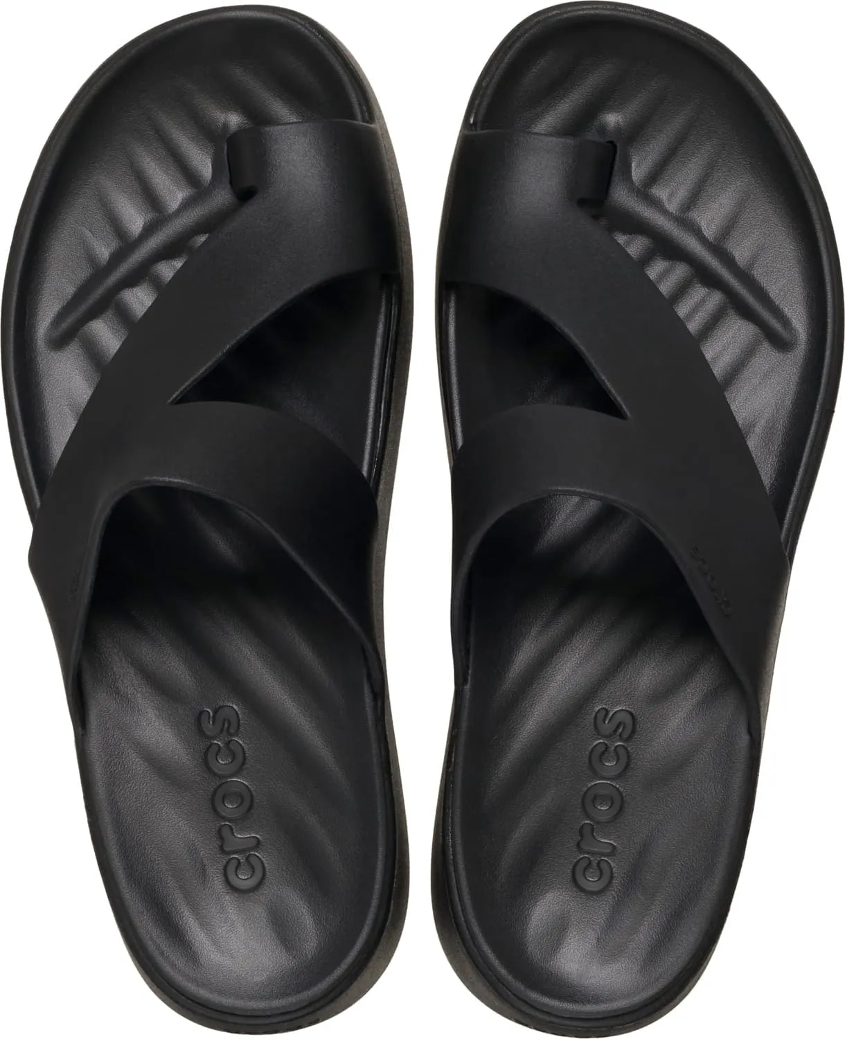 Crocs Women's Getaway Toe Loop Platform Sandals, LiteRide Comfort