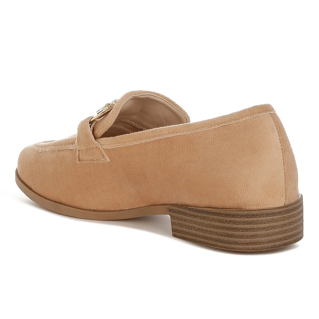 Diamante Embellished Horsebit Loafers