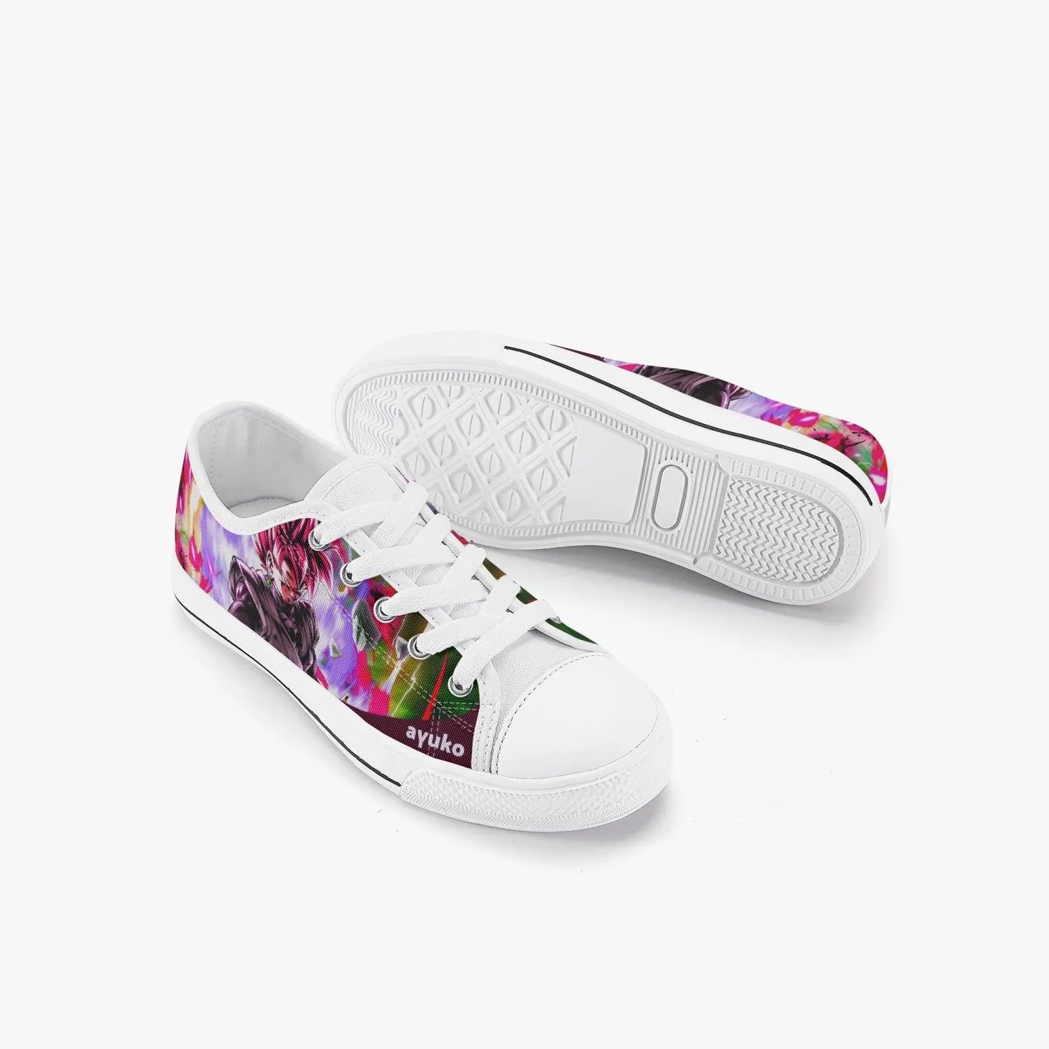 Dragonball Z Goku Black Kids A-Star Low Anime Shoes