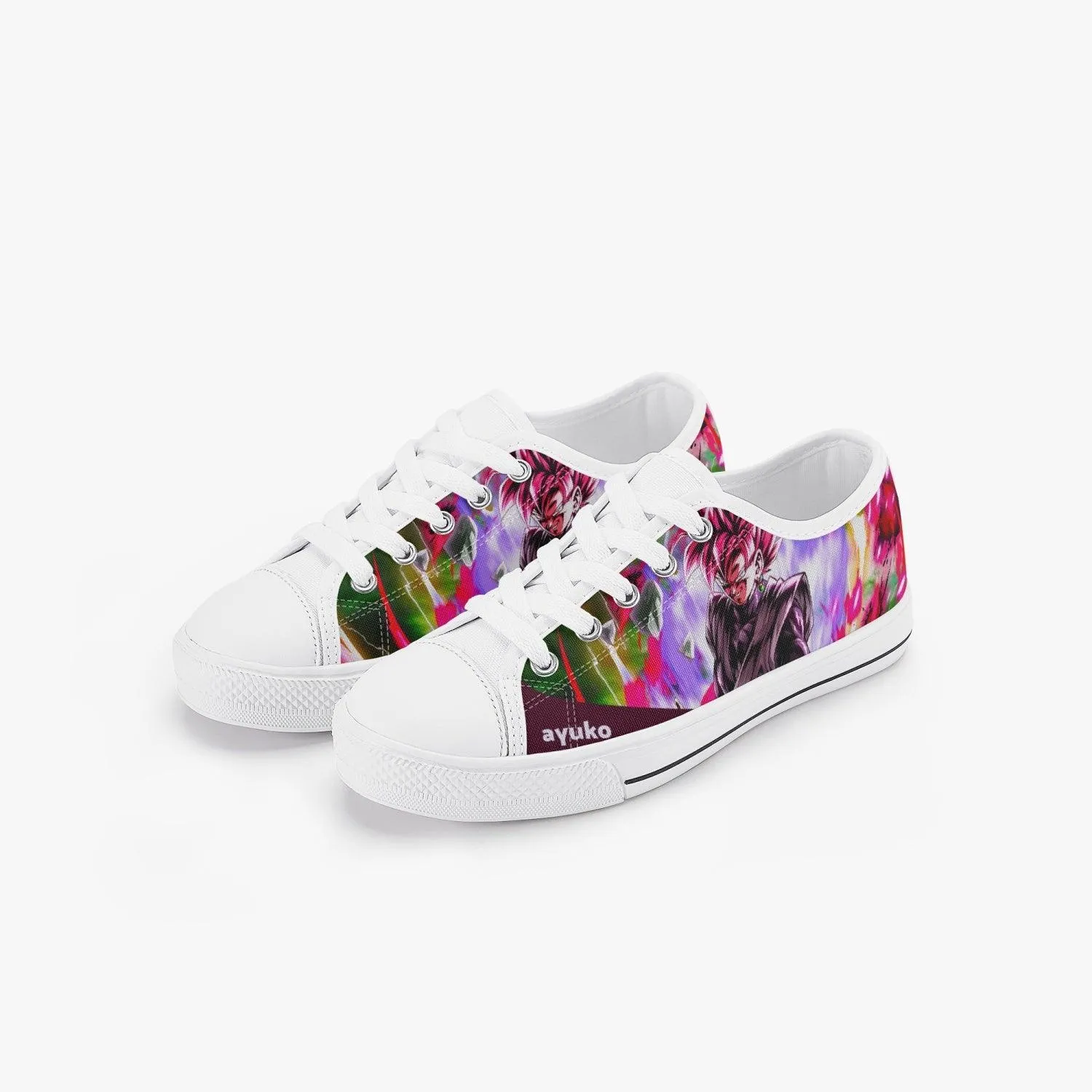 Dragonball Z Goku Black Kids A-Star Low Anime Shoes