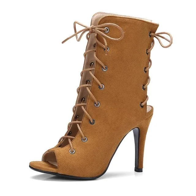 European Style Ankle Strap Women High Heel