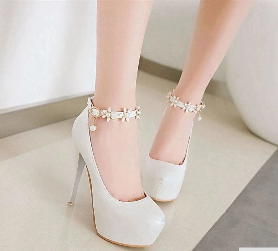 Extreme High Heels Thin with Buckle