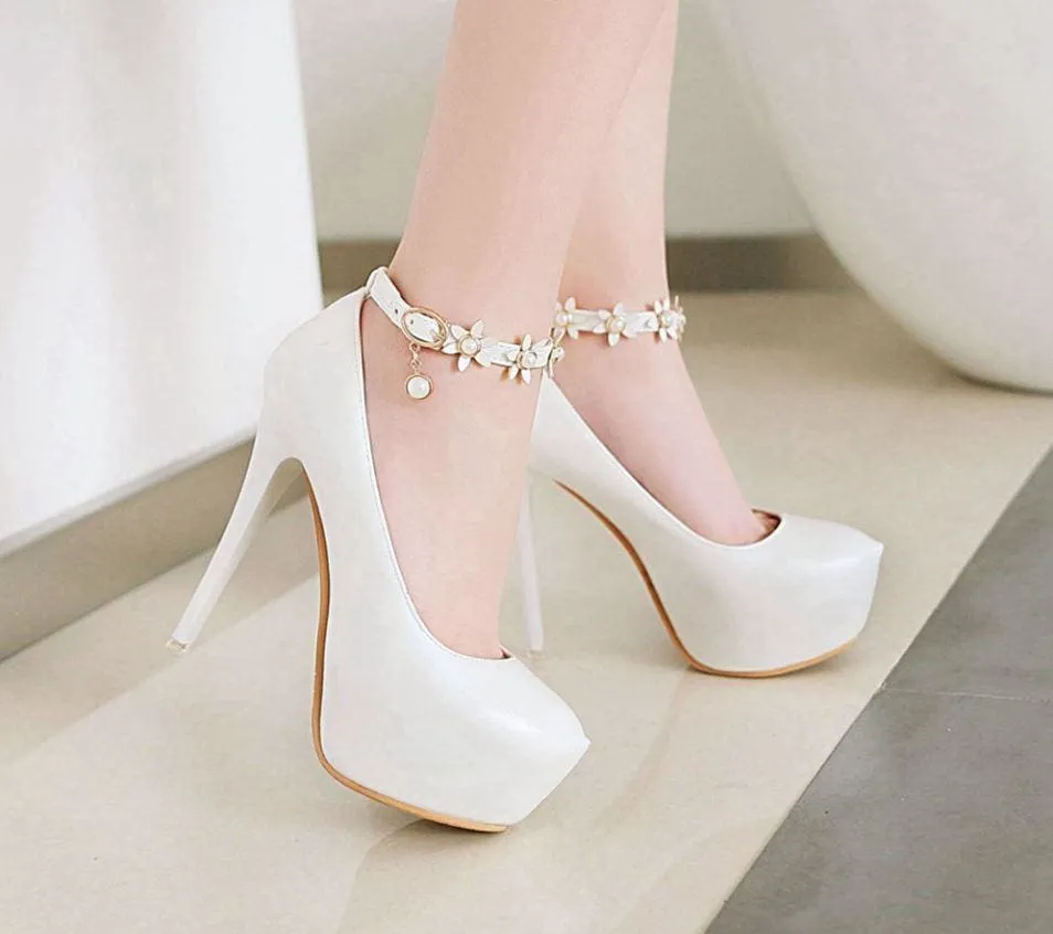 Extreme High Heels Thin with Buckle
