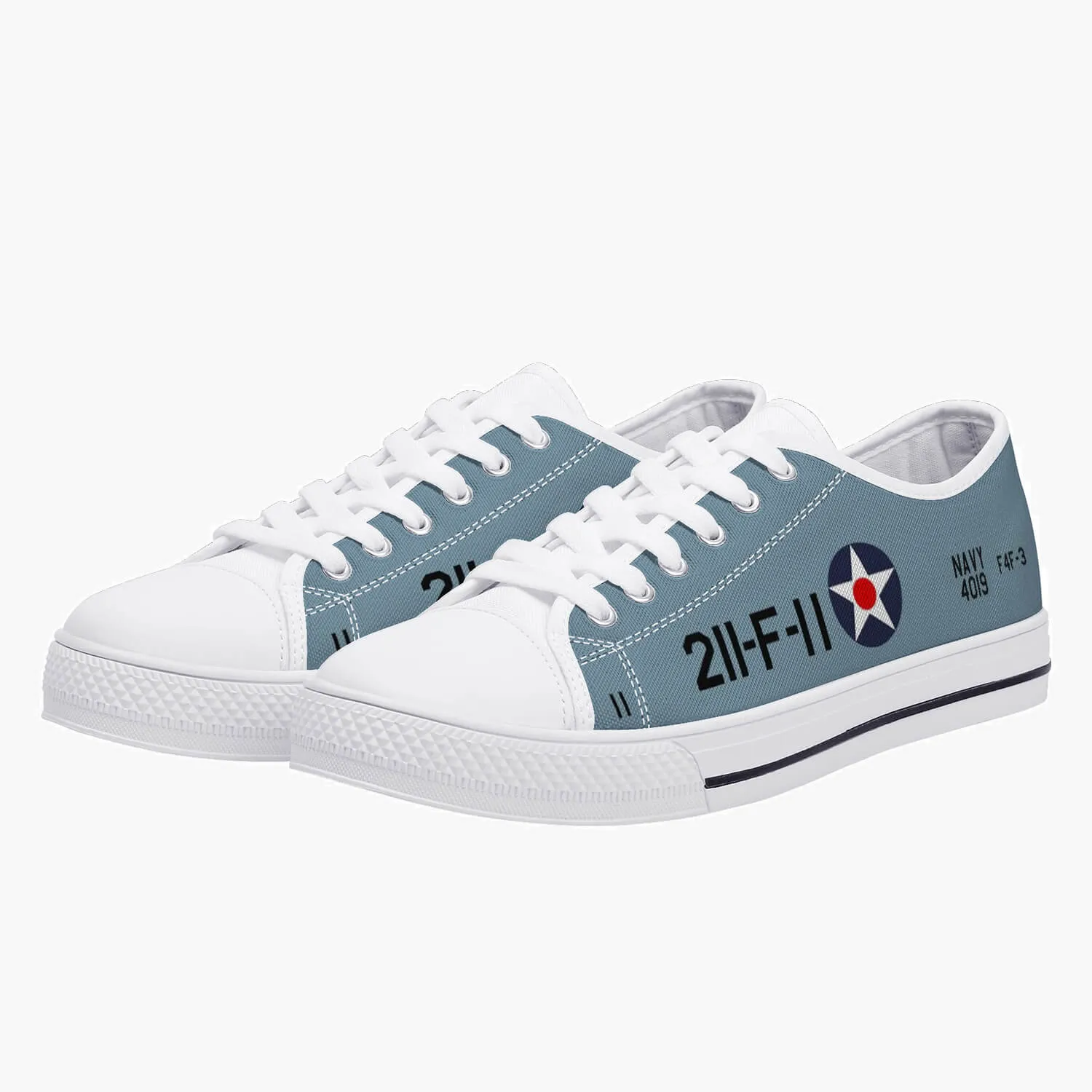 F4F of "Hammerin' Hank" Elrod Low Top Canvas Shoes
