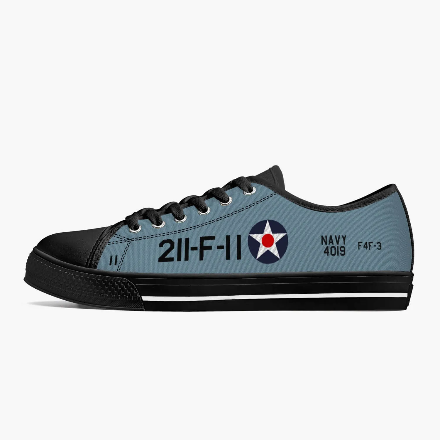 F4F of "Hammerin' Hank" Elrod Low Top Canvas Shoes