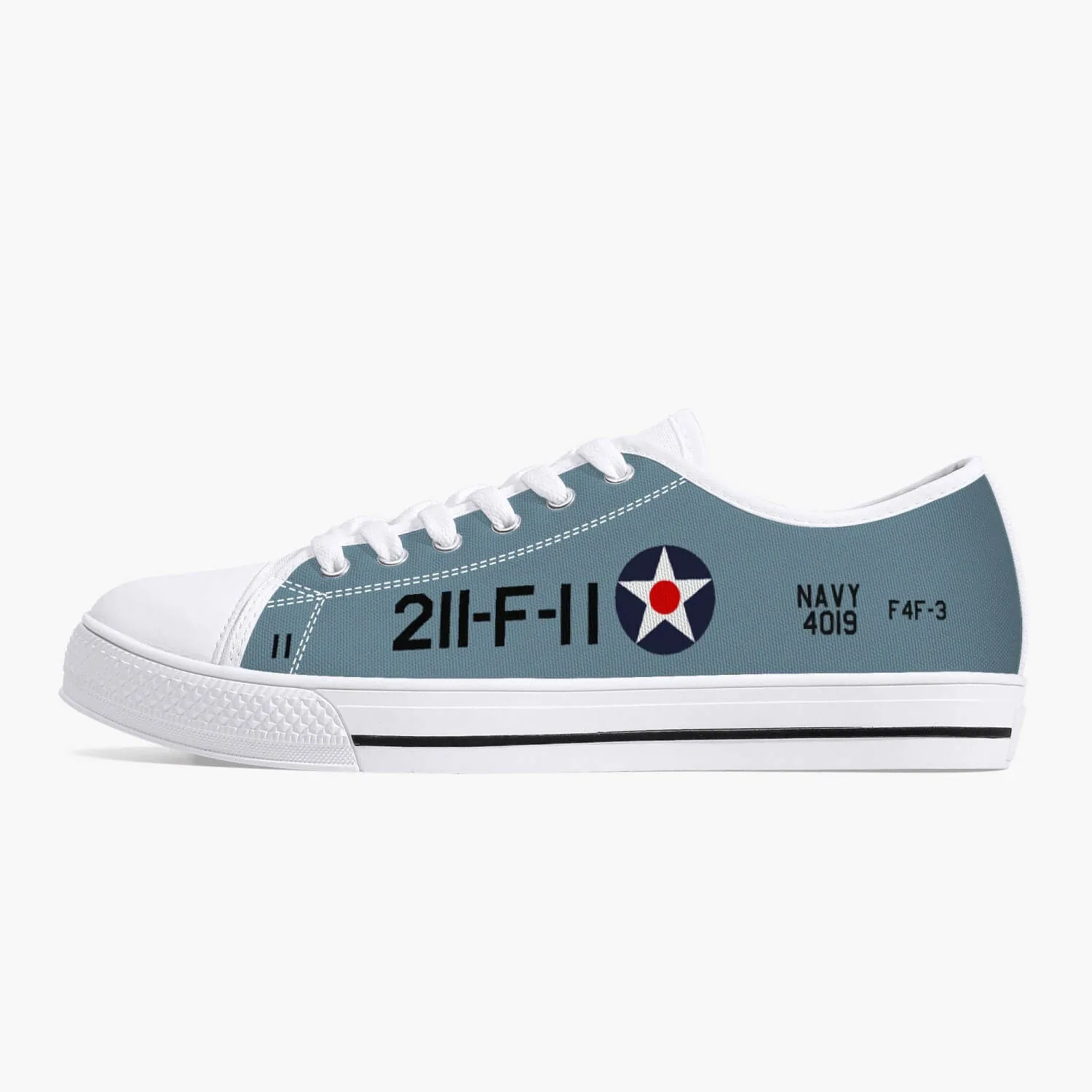 F4F of "Hammerin' Hank" Elrod Low Top Canvas Shoes