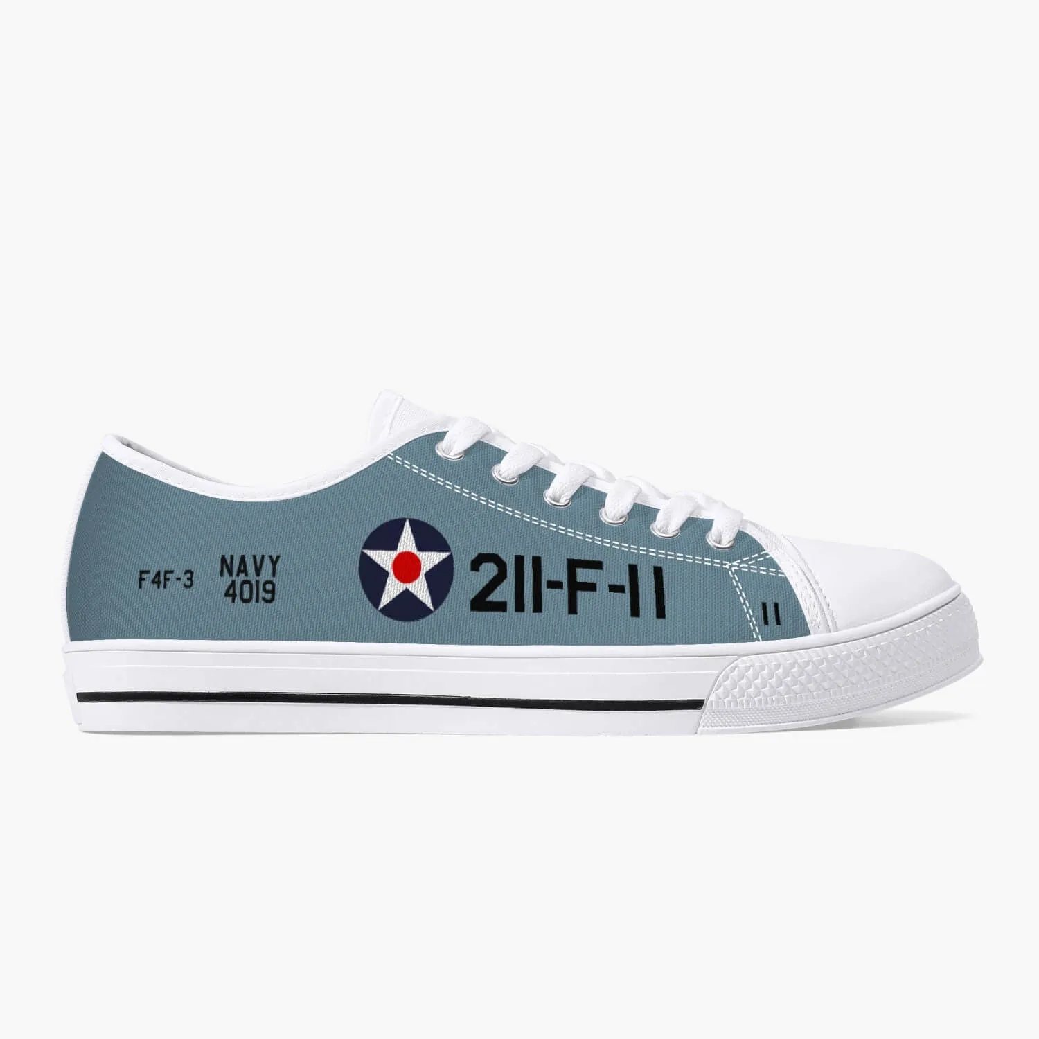 F4F of "Hammerin' Hank" Elrod Low Top Canvas Shoes