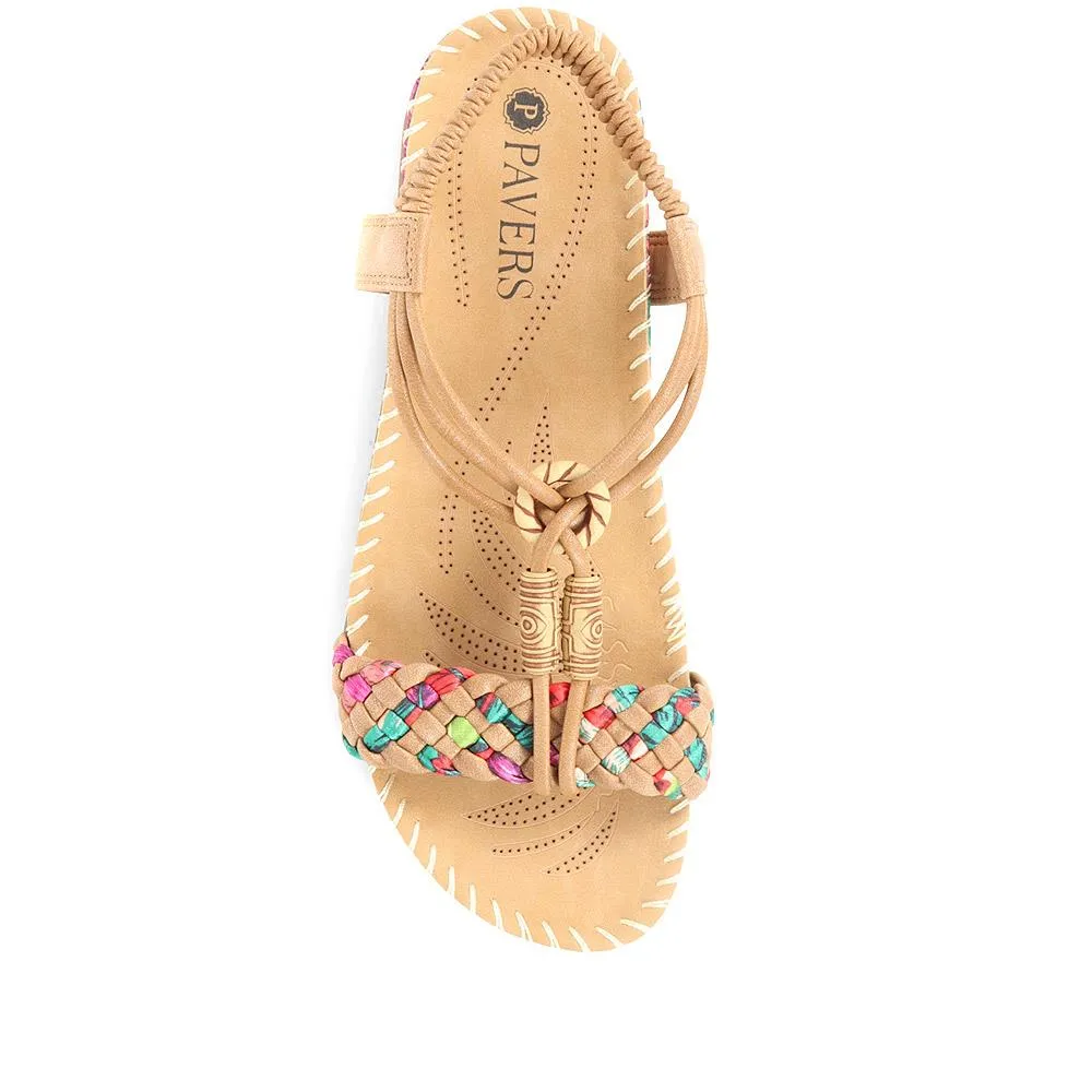 Flat Strappy Sandals - BAIZH35065 / 321 677