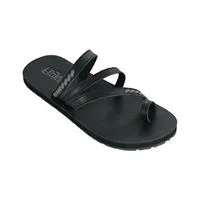 Flojos "Athena" Ladies Flip Flops Blk 02-56 Final Sale
