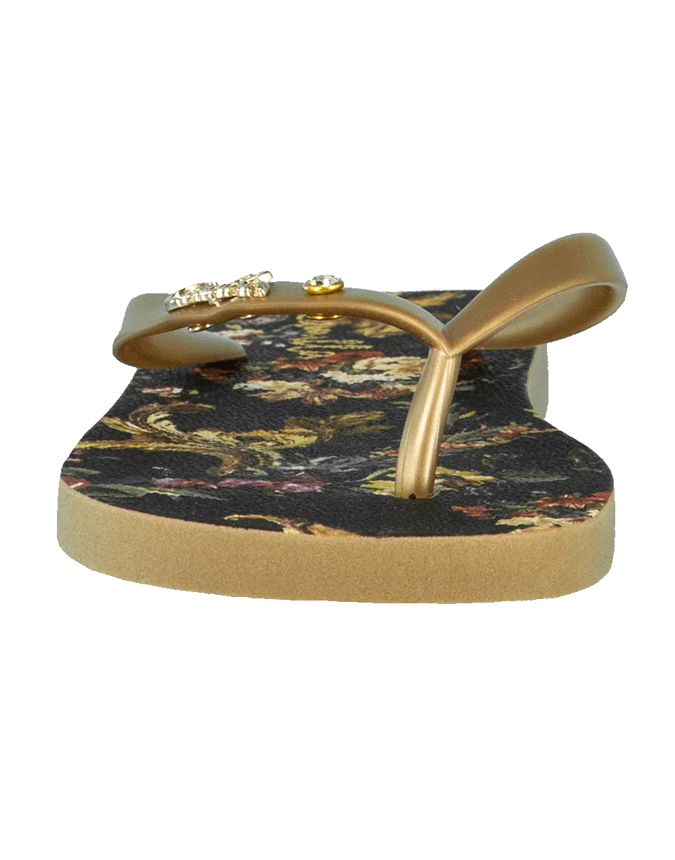 Friend In Flora Flip Flop