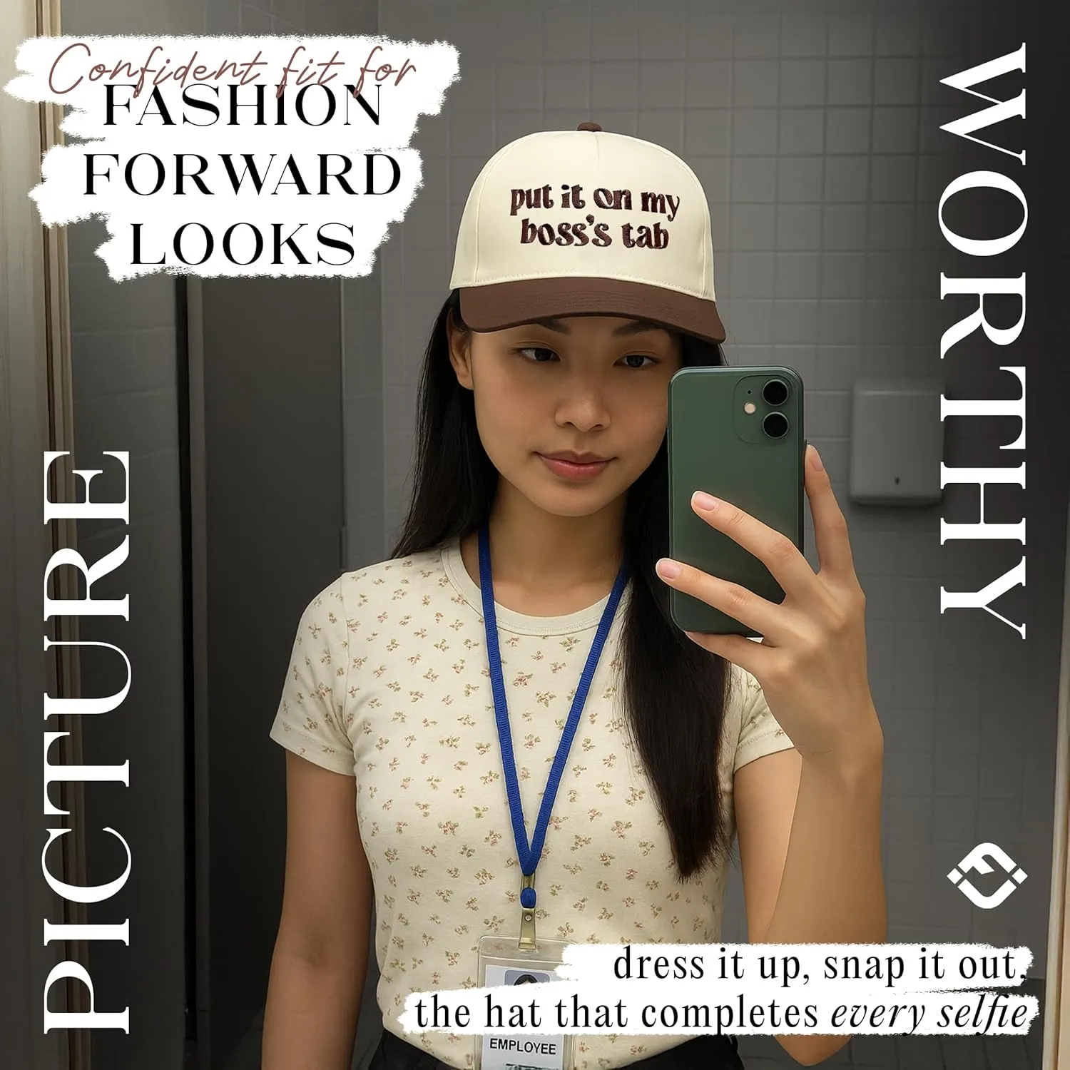 Funky Junque Canvas Snapback Trucker Hat - Father's Day, Funny Mom Hat, Baseball Cap for Mom & Dad