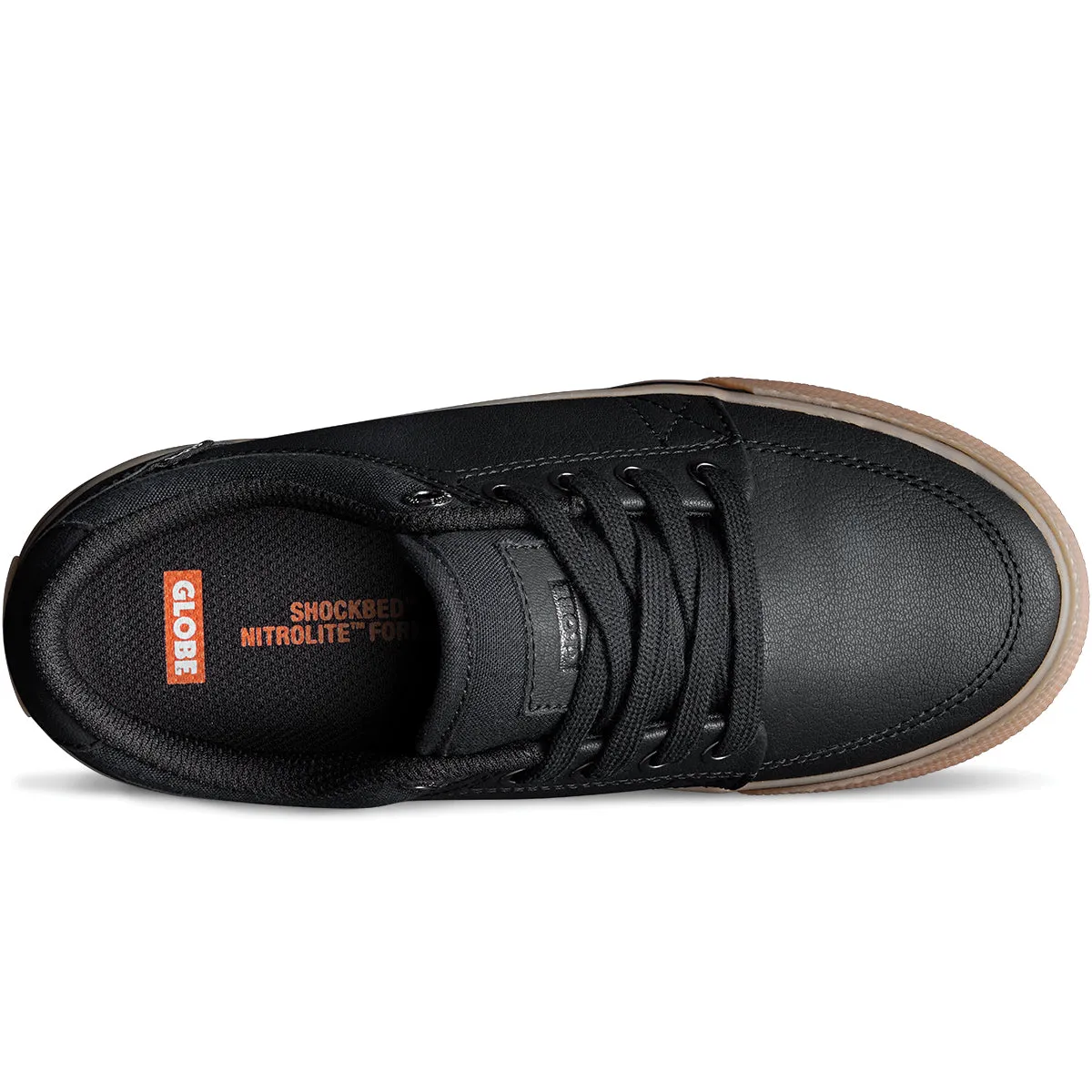 GLOBE GS - Kids - BLACK MOCK/GUM