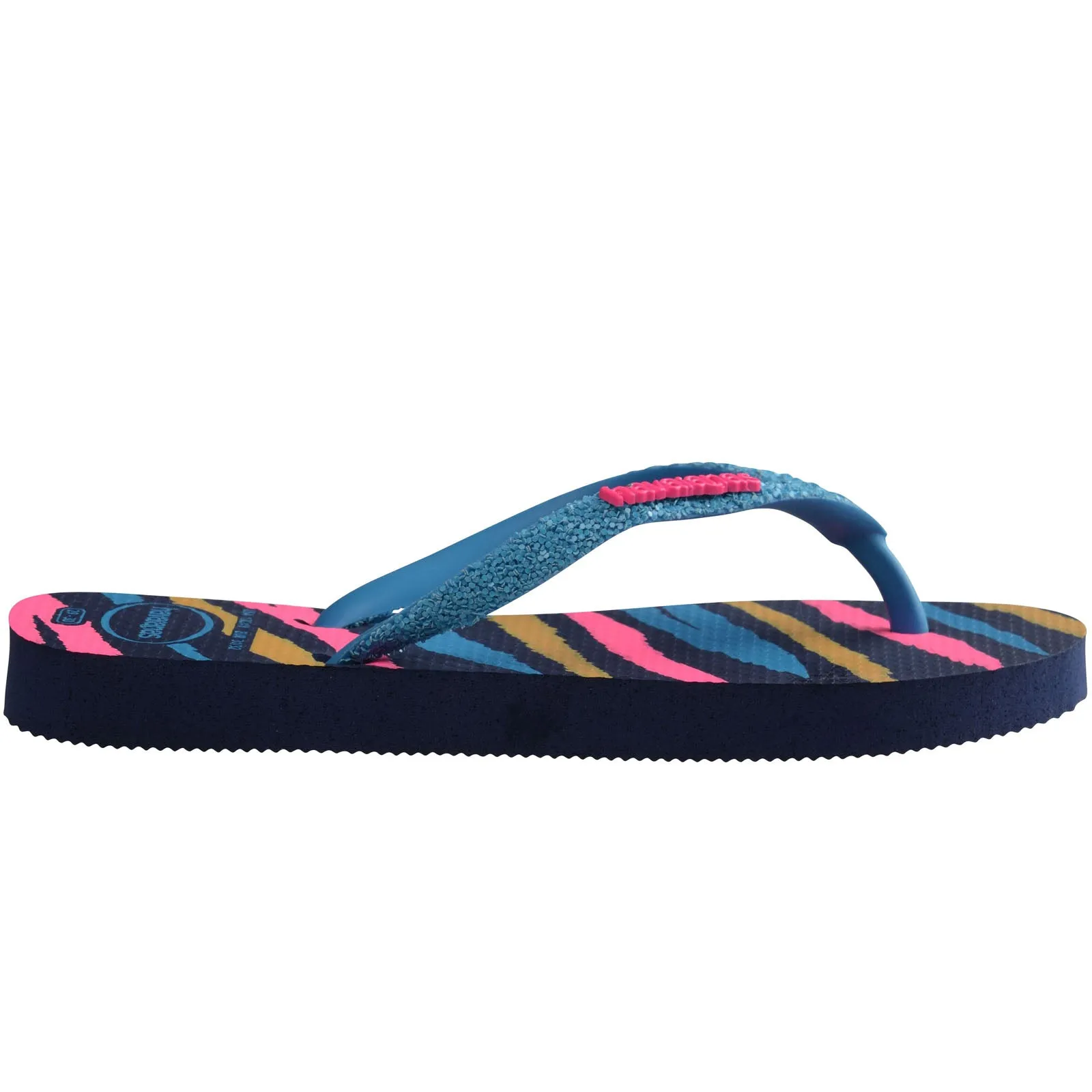 Havaianas Womens Slim Glitter Trendy Flip Flops