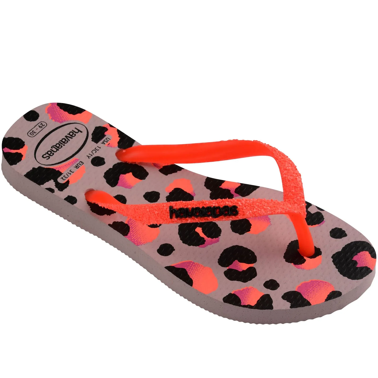 Havaianas Womens Slim Glitter Trendy Flip Flops