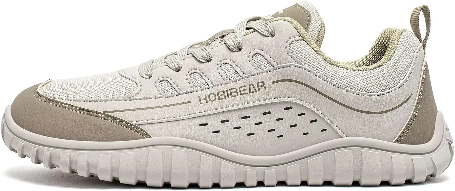 HOBIBEAR Zero Drop Barefoot Shoes|Trail Running Sneakers for Women Men|Wide Toe Box Fashion Walking Shoes