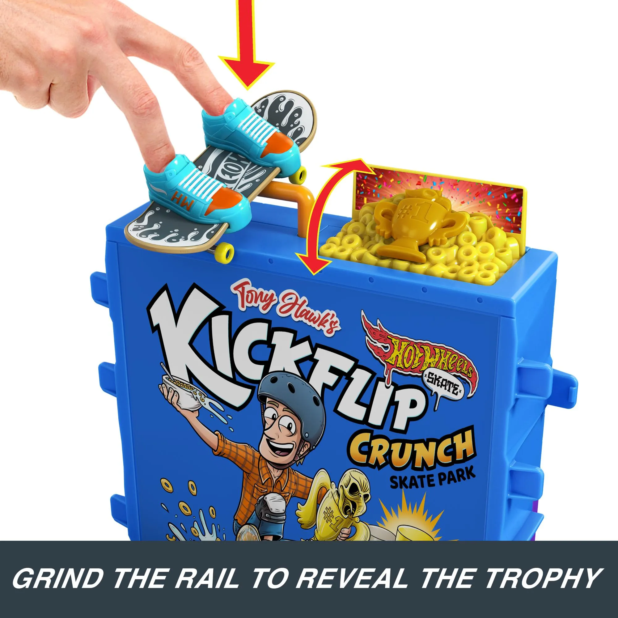 Hot Wheels Skate Tony Hawk Cereal Skate Bowl