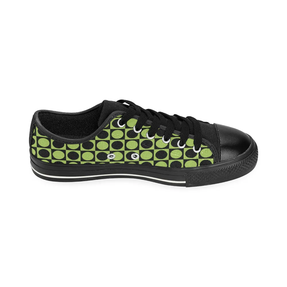 Kids's Polka  Print Canvas Low Top Shoes
