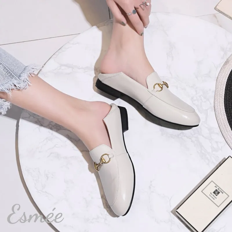 Leather Horsebit Loafers