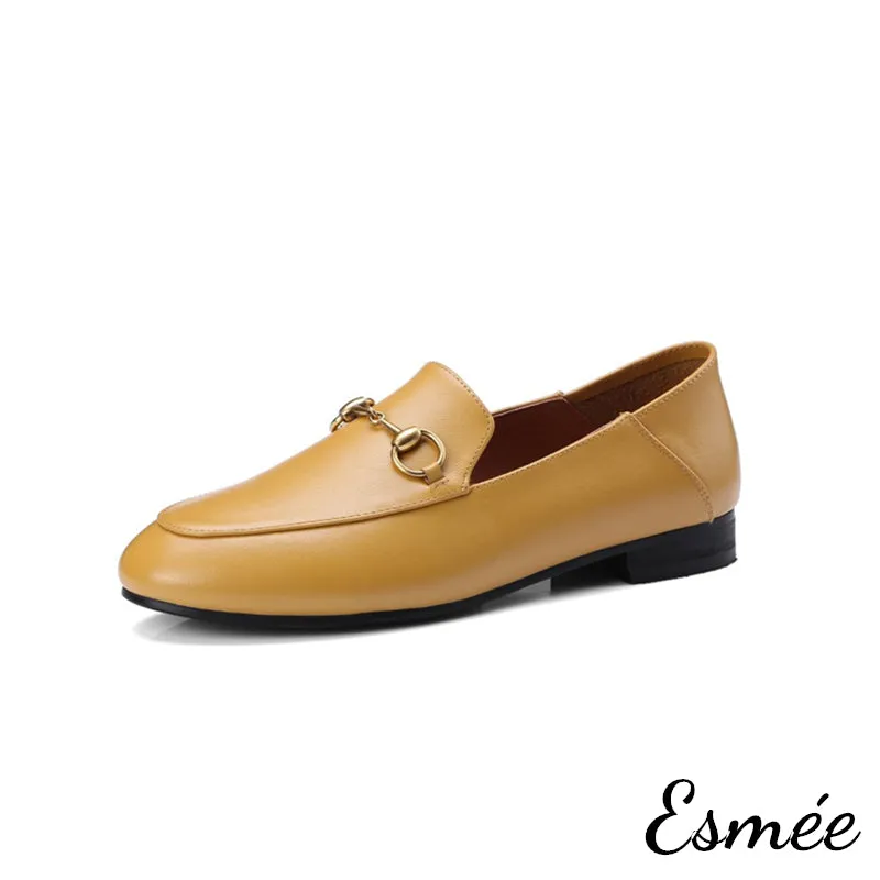 Leather Horsebit Loafers